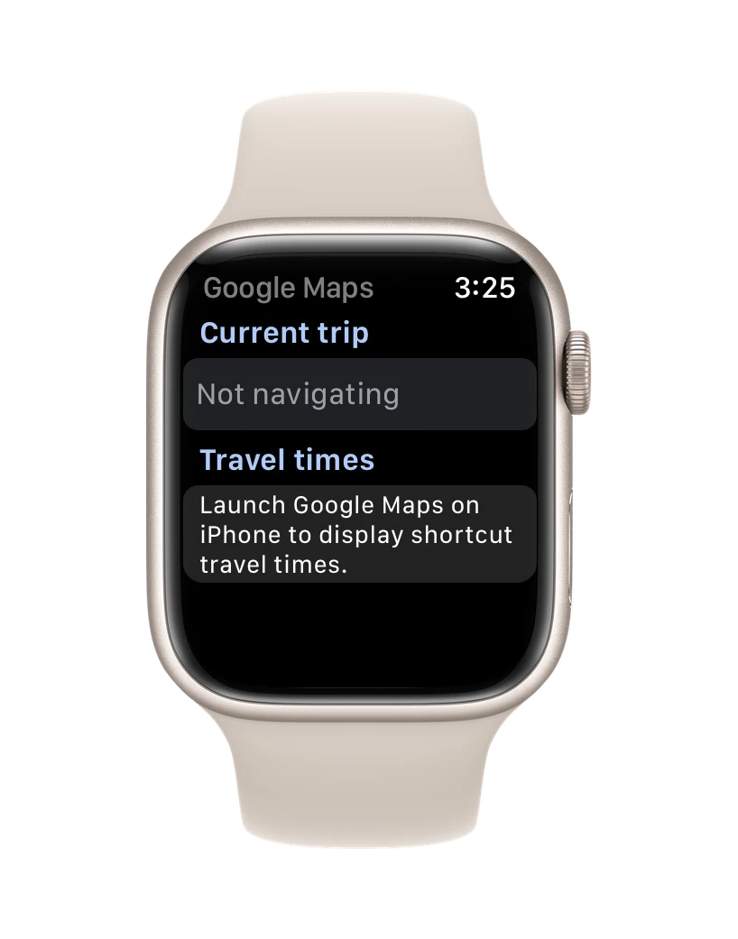 Google Maps on Apple Watch is heavily dependent on the iPhone